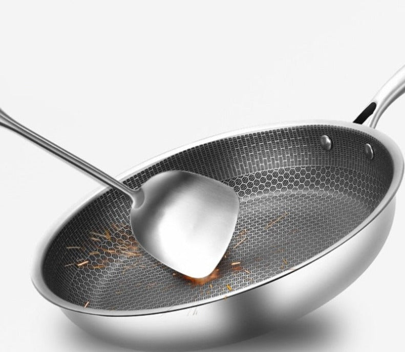 ProCook Elite - Poêle antiadhésive en acier inoxydable