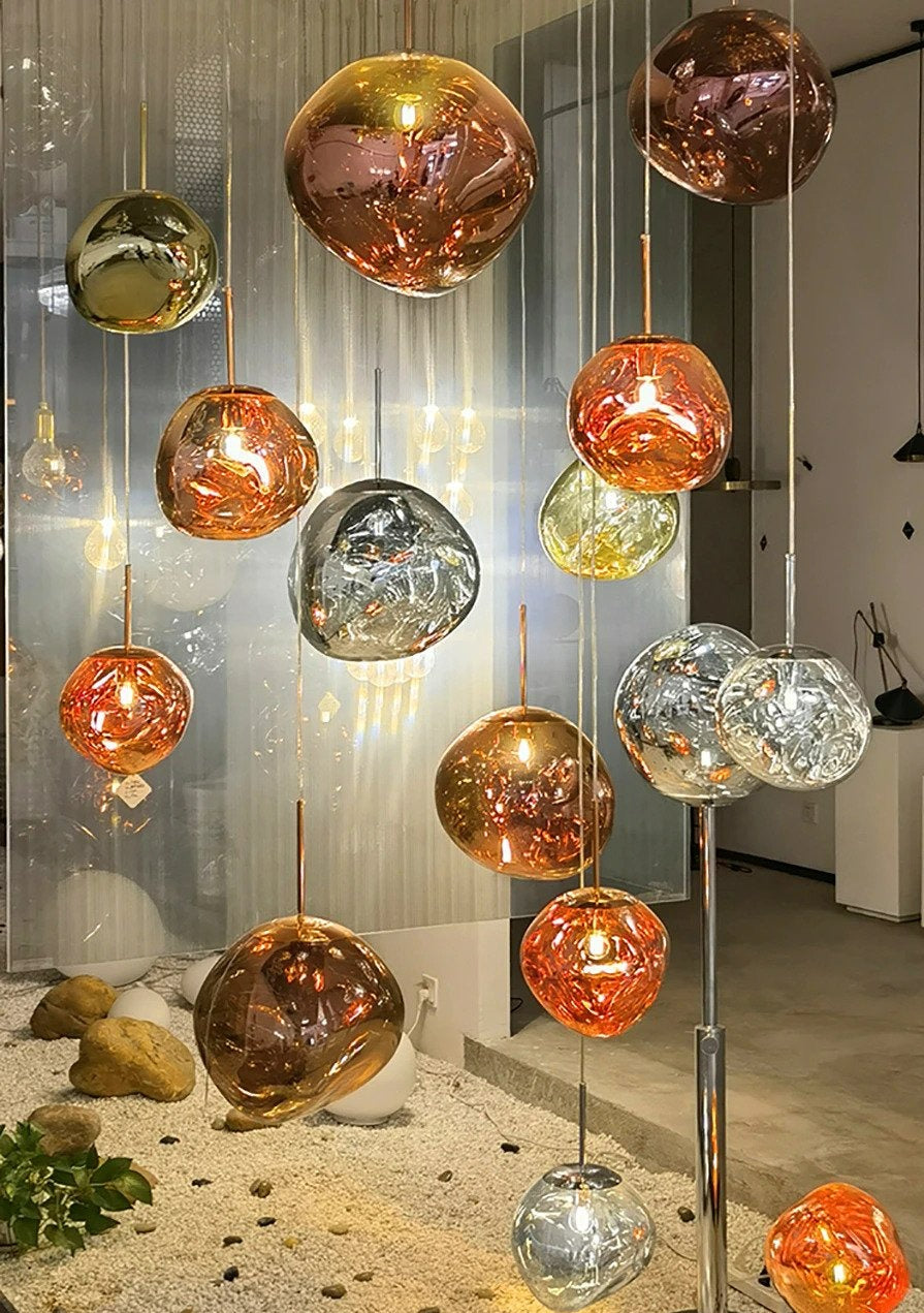 Chroma Glow - Colorful Pendant Light with Elegant Design