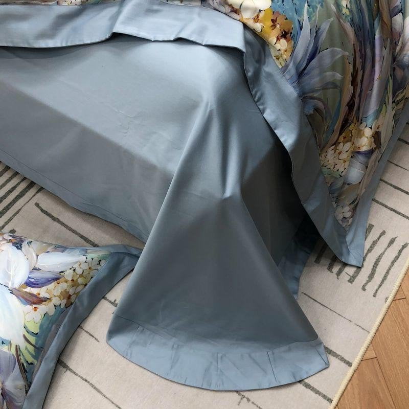 Hortensia Haven - Luxury Egyptian Cotton Duvet Cover Set
