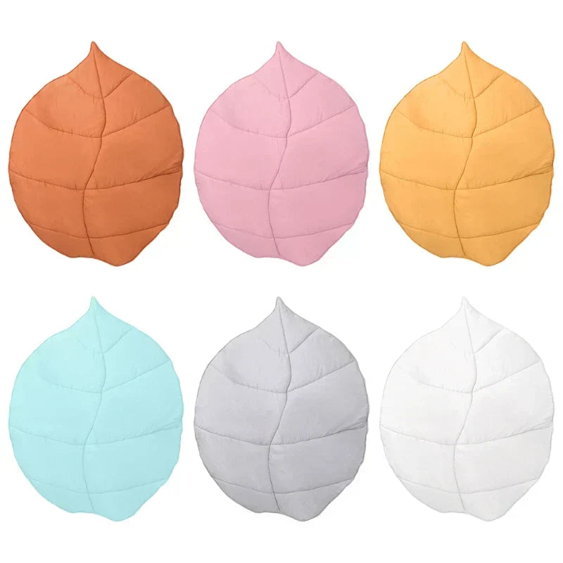 Leafy Comfort Baby Play - Cozy Leaf-Shaped Baby Play Mat