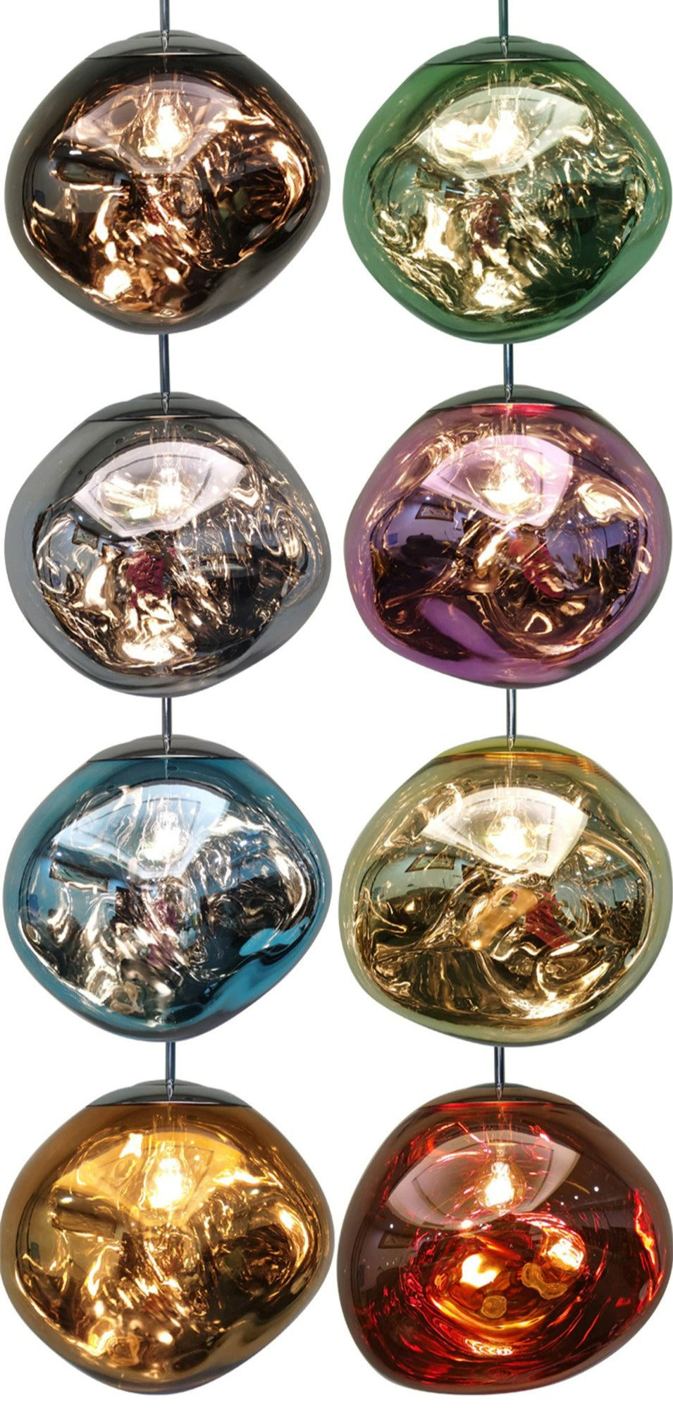 Chroma Glow - Colorful Pendant Light with Elegant Design