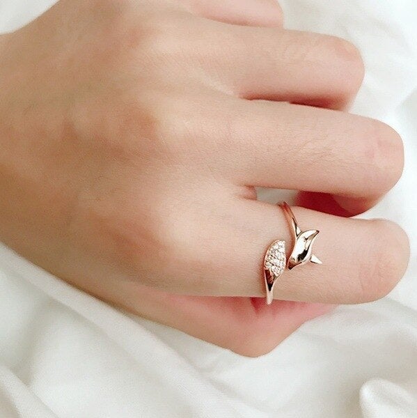 Renara - Bague renard en argent élégante