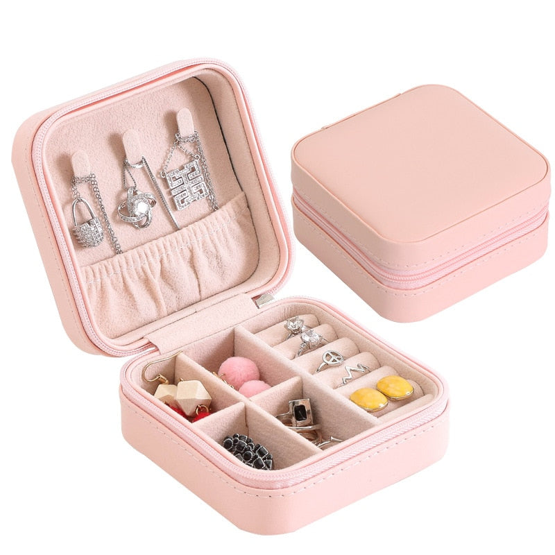 Vegan Jewelrybox - Travel Jewelry Case in Vegan Leather