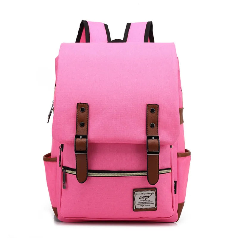 Vintage Oxford - Water-Resistant Backpack for Students and Travelers