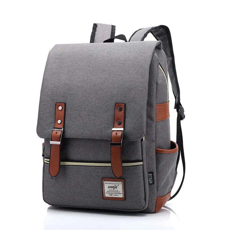 Vintage Oxford - Water-Resistant Backpack for Students and Travelers