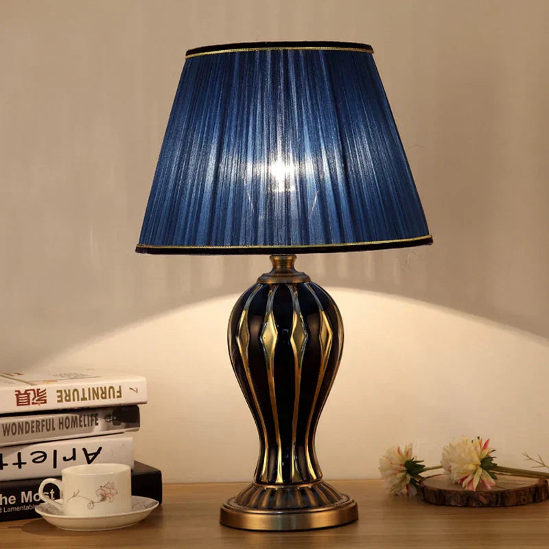 TimelessLuxe - Antique Ceramic Lamp for Elegant Interiors