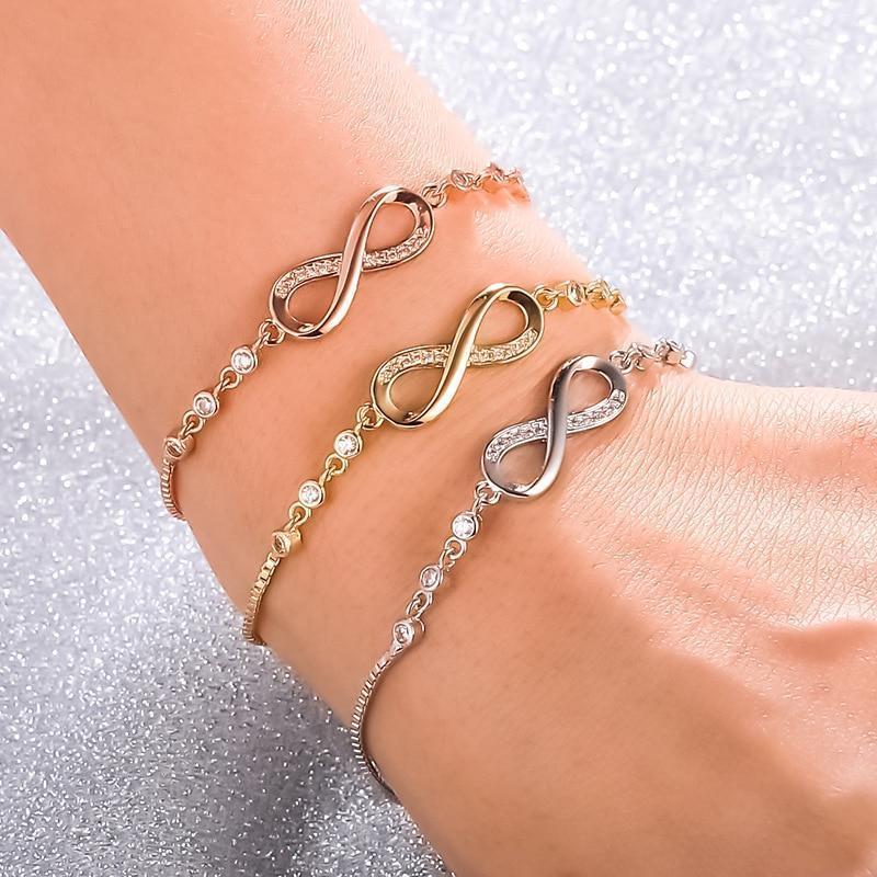 Nova - Bracelet infinity réglable élégant