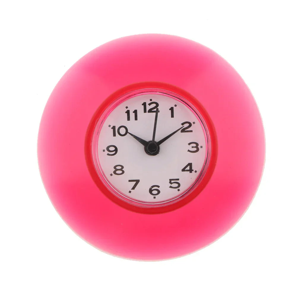 WaterProofClock - Compact Suction Cup Clock for the Bathroom