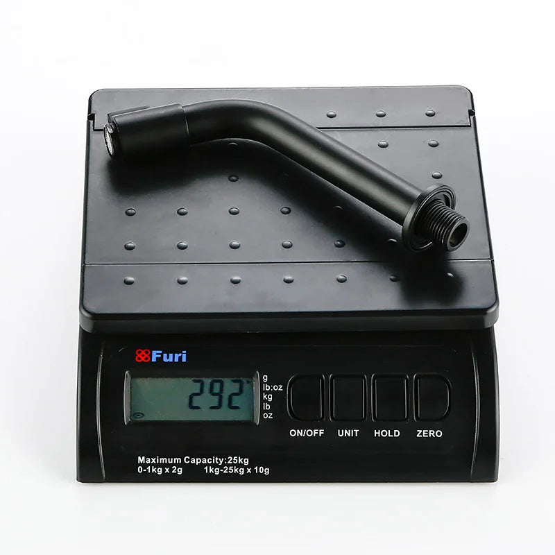 StreamCraft - Matte Black Wall-Mounted Faucet