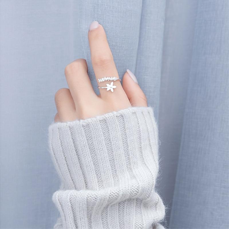 Amaril - Bague fleurs sauvages émail réglable