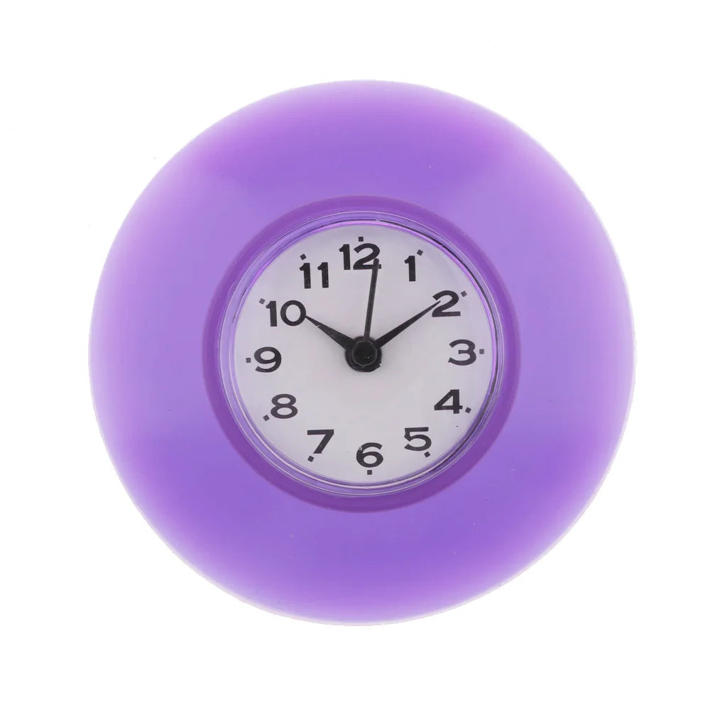 WaterProofClock - Compact Suction Cup Clock for the Bathroom