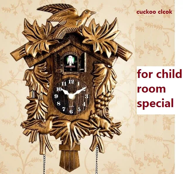 BirdTime Clock - Vintage Cuckoo Clock with Authentic Chime