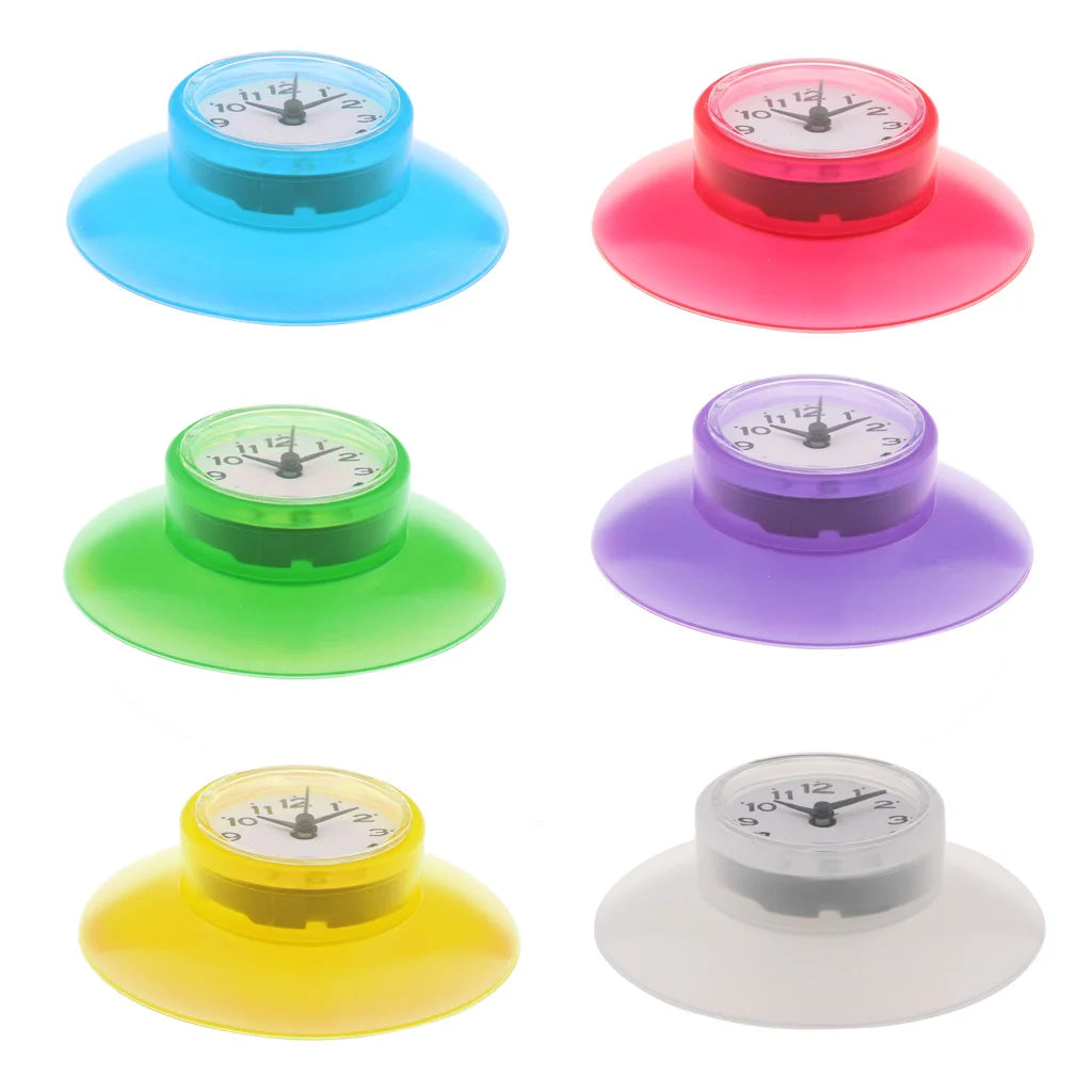 WaterProofClock - Compact Suction Cup Clock for the Bathroom