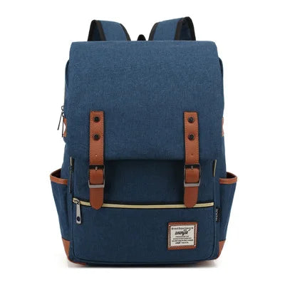 Vintage Oxford - Water-Resistant Backpack for Students and Travelers