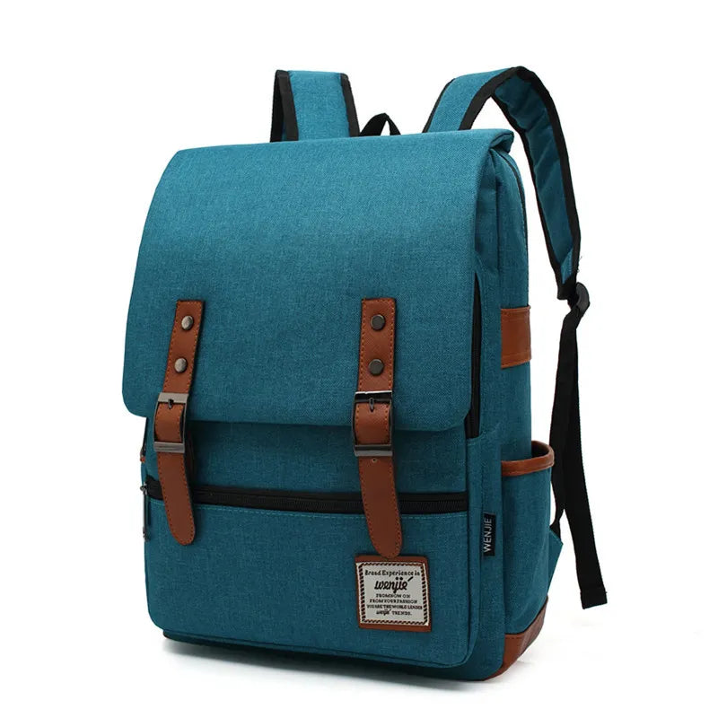 Vintage Oxford - Water-Resistant Backpack for Students and Travelers