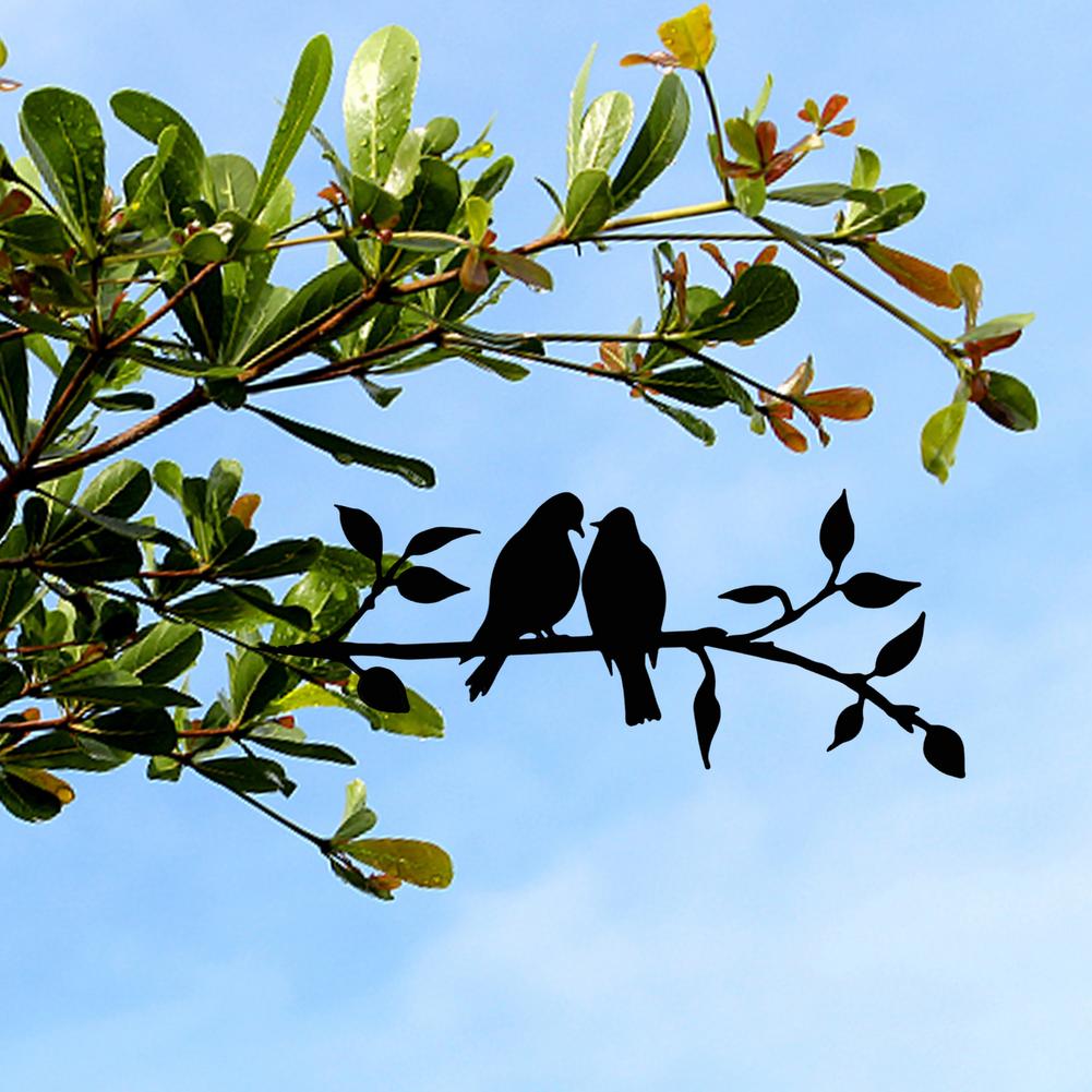 FeatherGlow Garden Art – Oiseau Métal pour Jardin