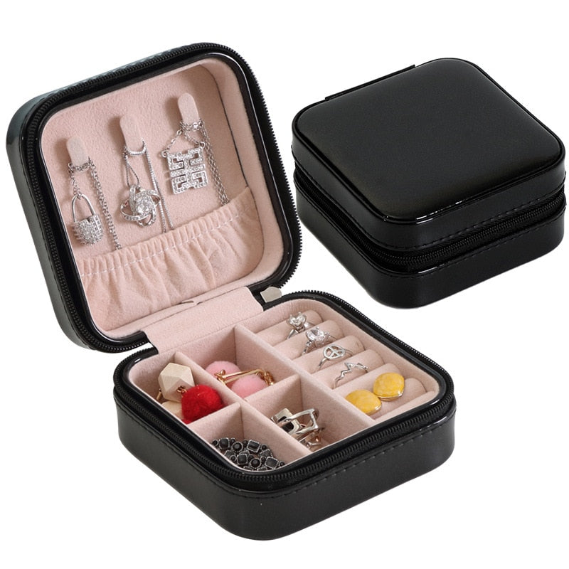 Vegan Jewelrybox - Travel Jewelry Case in Vegan Leather