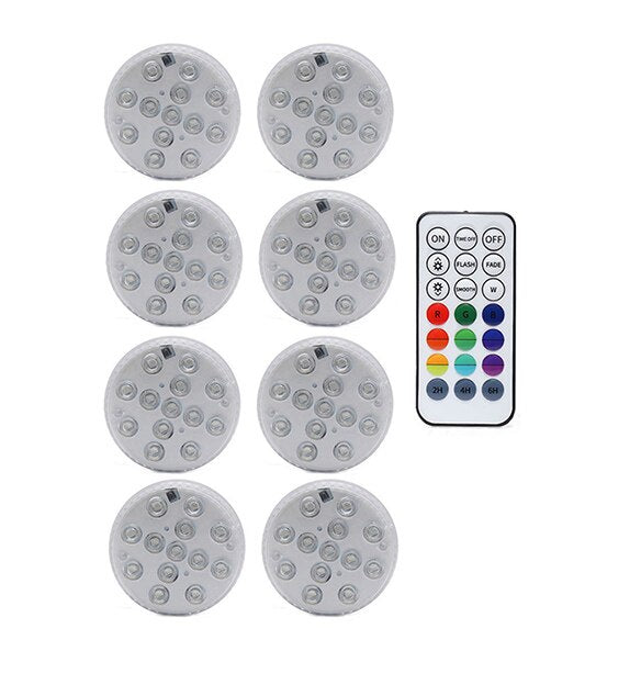 Multi-Color LED Light Waterproof - Remote-Controlled RGB Ambient Lighting