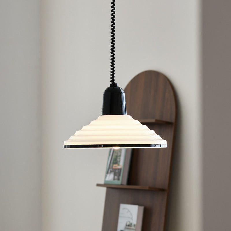 EclatCremeux - Cream Glass Chandelier for Dining Rooms