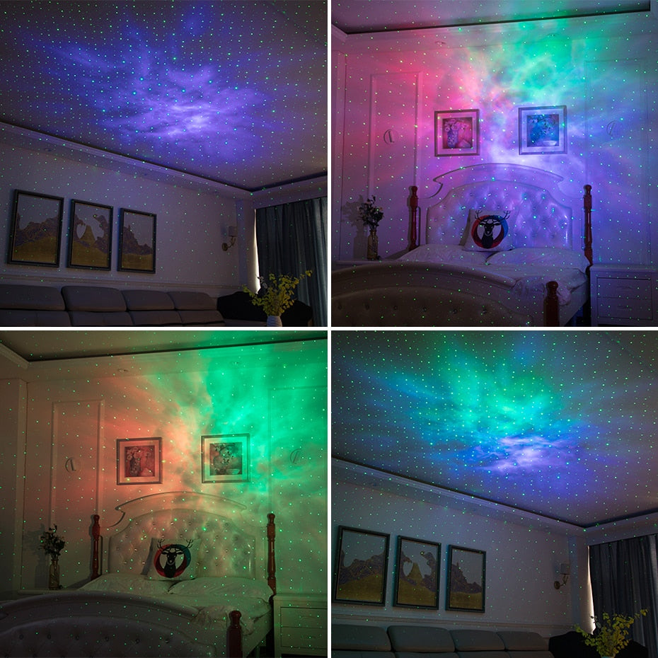 Alien Galaxy Laser Projector Deluxe - Starry Sky Ambient Light Projector