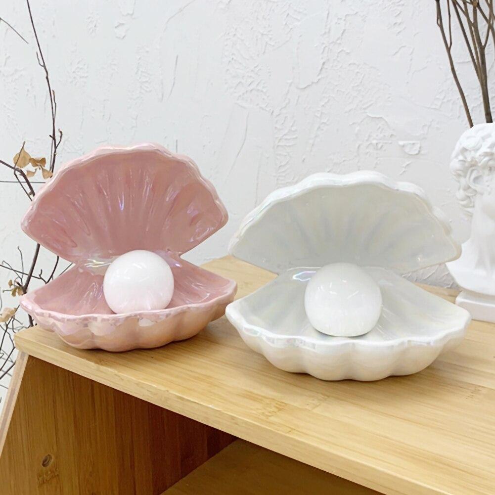 MystiShell - Decorative Ceramic Lamp with Soft Light