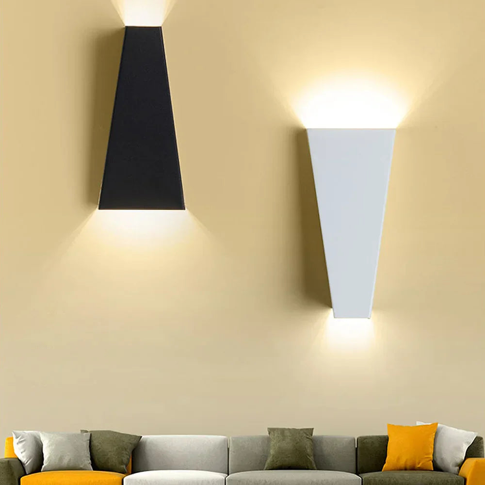 DualGlow - Designer LED Wall Sconce for Bedroom and Hallway
