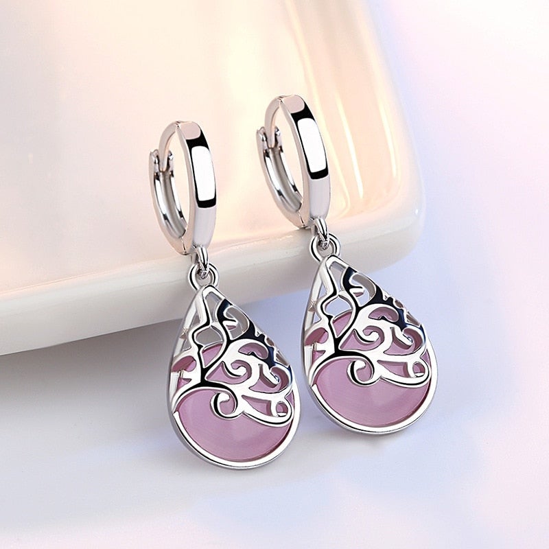Joy - Boucles d'oreilles arbre de vie en argent 925