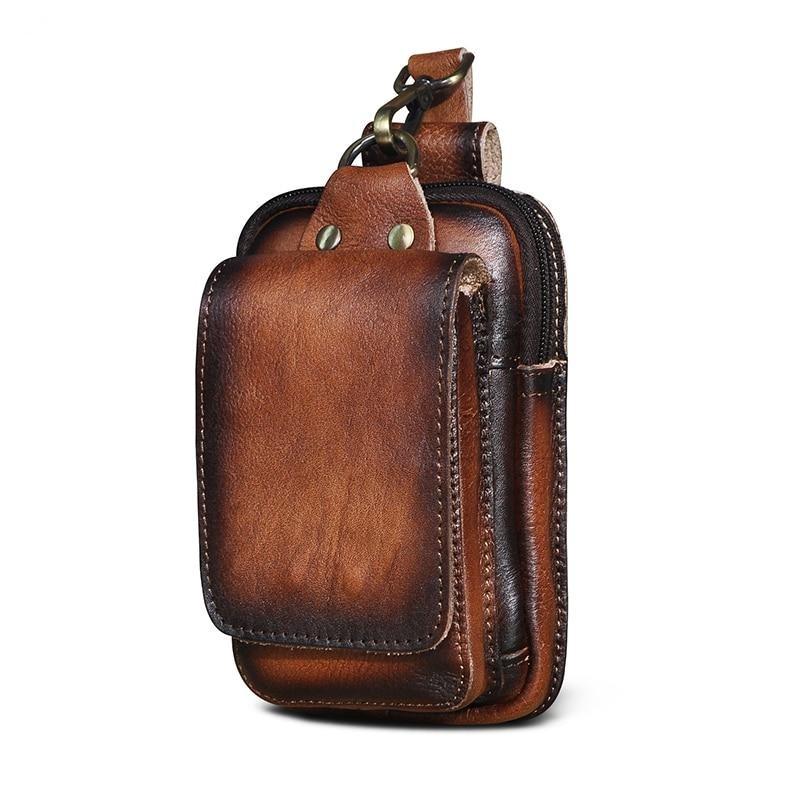EliteGuard - Sac Banane Cuir Luxe Homme 25x15cm