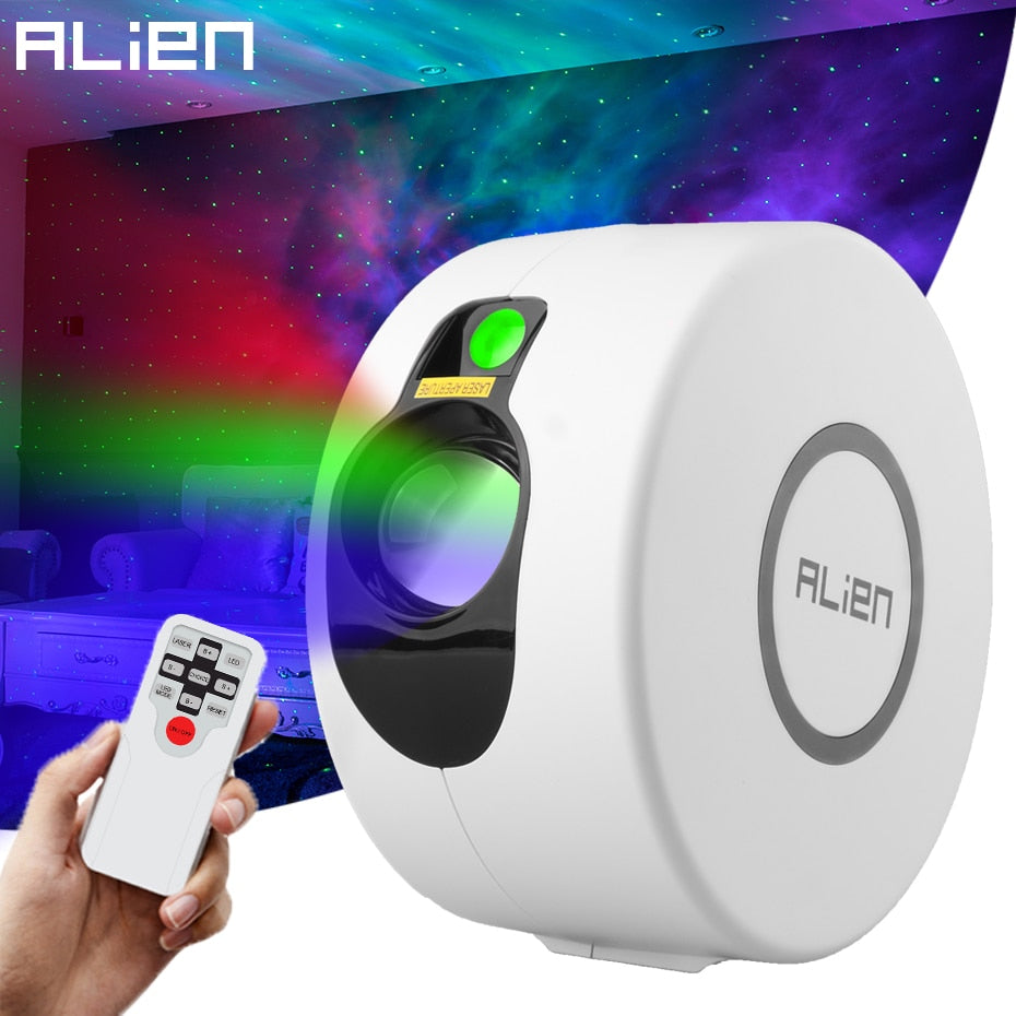 Alien Galaxy Laser Projector Deluxe - Starry Sky Ambient Light Projector