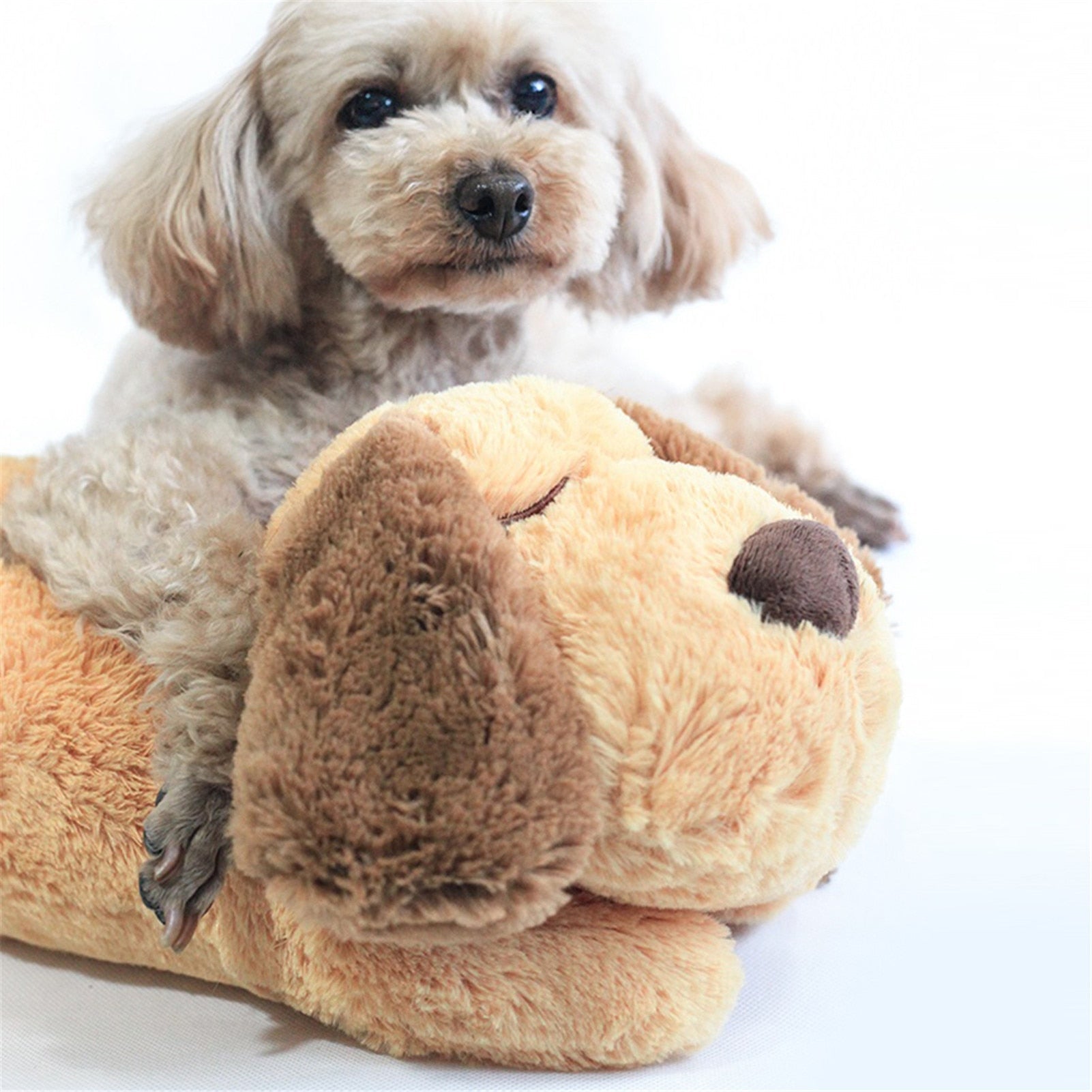 CuddlePup - Cozy Plush Play Companion for Dogs