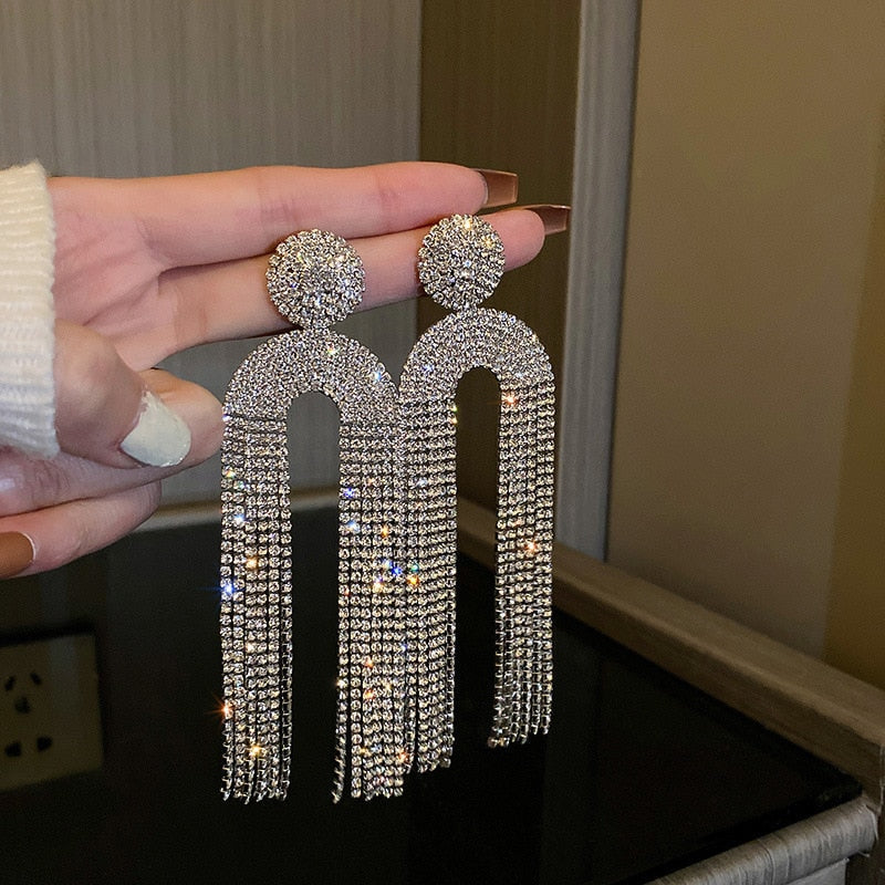 Boucles d'Oreilles Statement Luxe - Acier Inox
