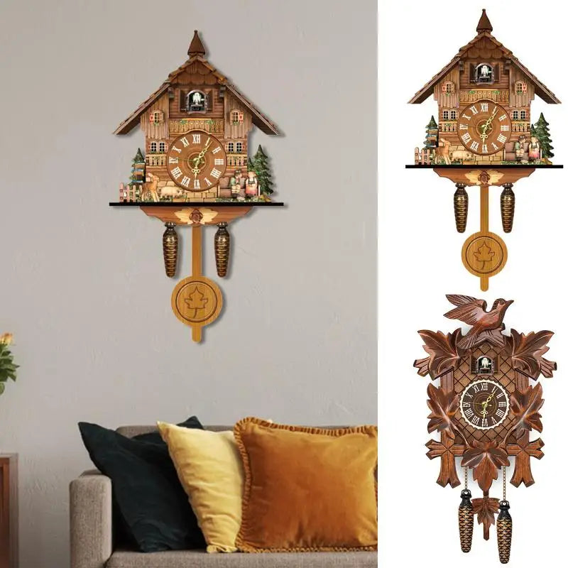 Vintage Chic - Wooden Cuckoo Clock with Timeless Charm