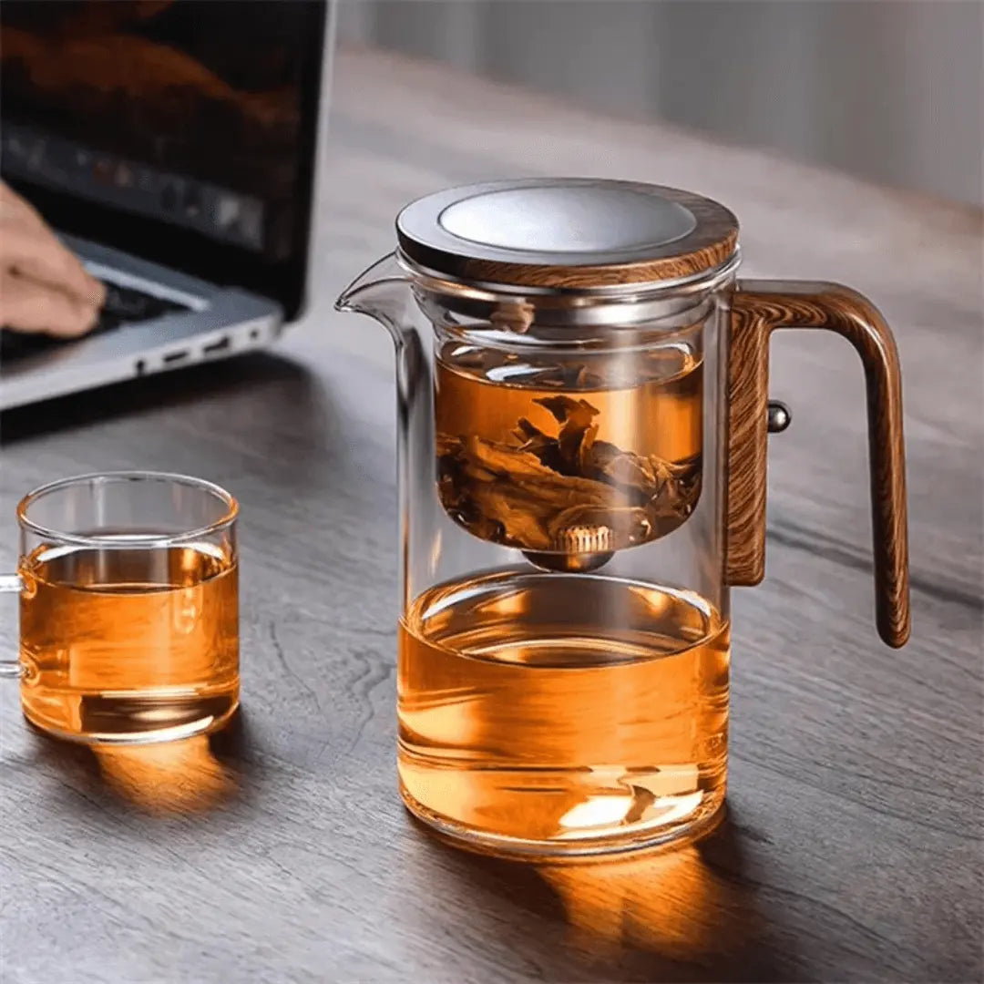 ClearBrew - Théière en verre élégante pour café et thé