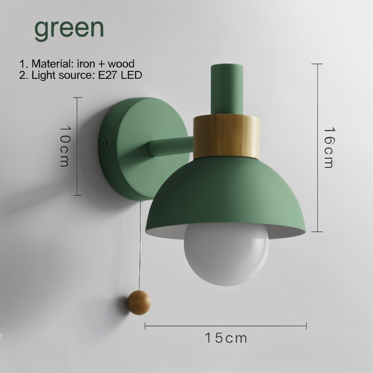 Macaron Wall Sconce - Modern Elegant Lighting
