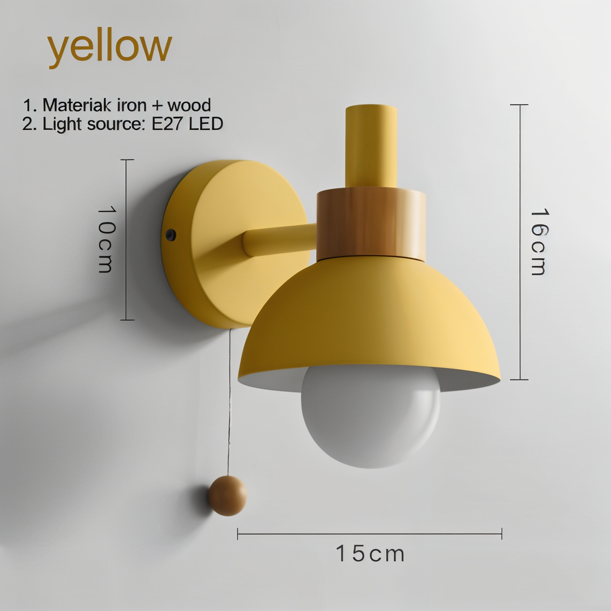 Macaron Wall Sconce - Modern Elegant Lighting