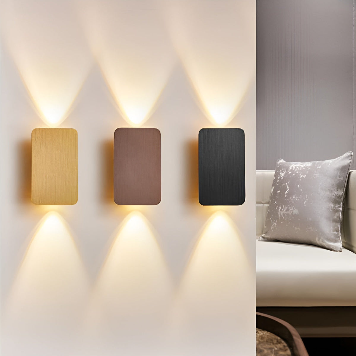 ScandiLuxe - Scandinavian Rectangular LED Wall Sconce
