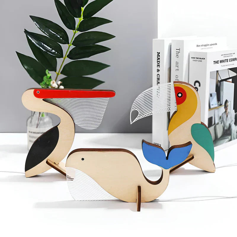 ZooGlow Animal Table Lamp - Soft LED Night Light for Kids' Rooms