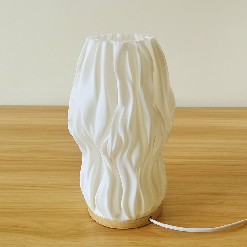 Frenchlight Lamp - Pleated Cream Table Lamp for a Refined Ambiance