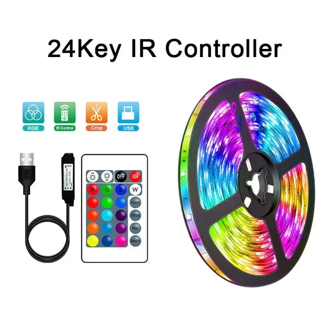 GlowShift - Ruban LED RGB pour Chambre et TV