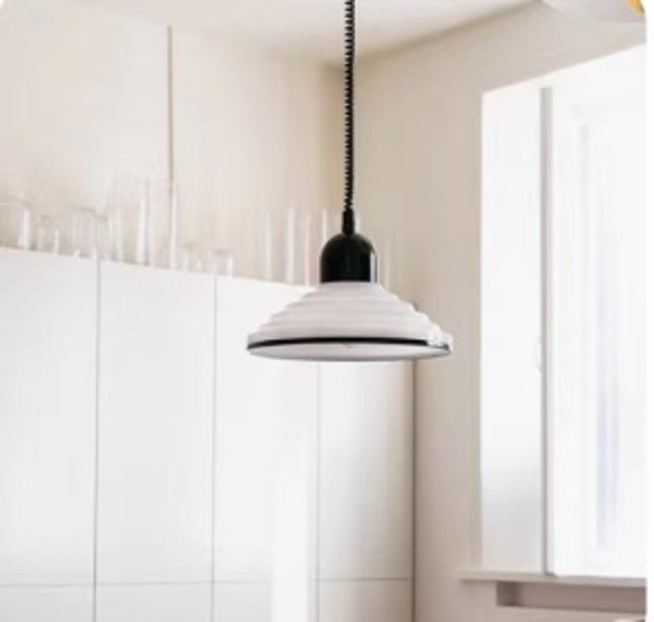 EclatCremeux - Cream Glass Chandelier for Dining Rooms