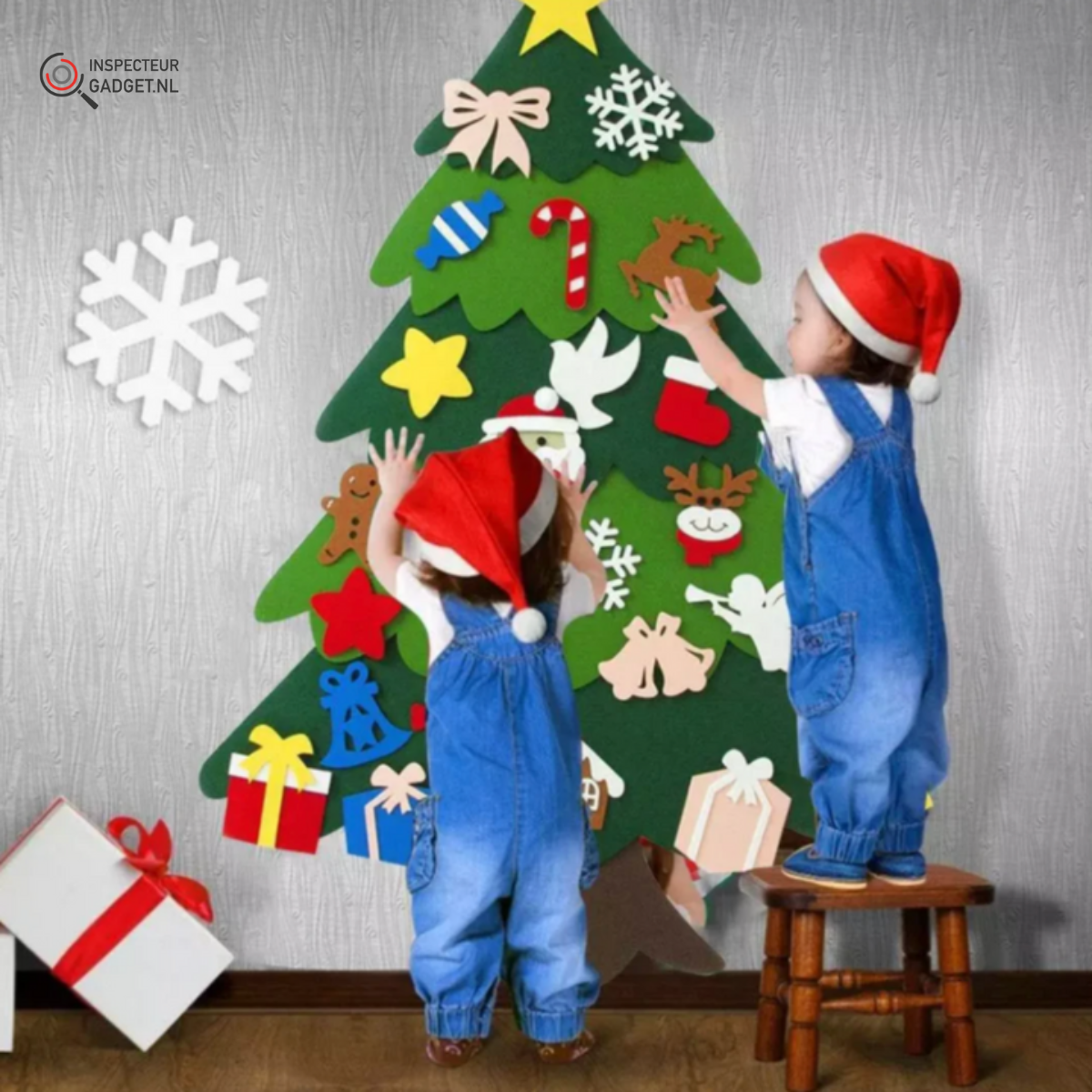 TinselCraft - DIY Christmas Tree Kids Felt Decoration Kit