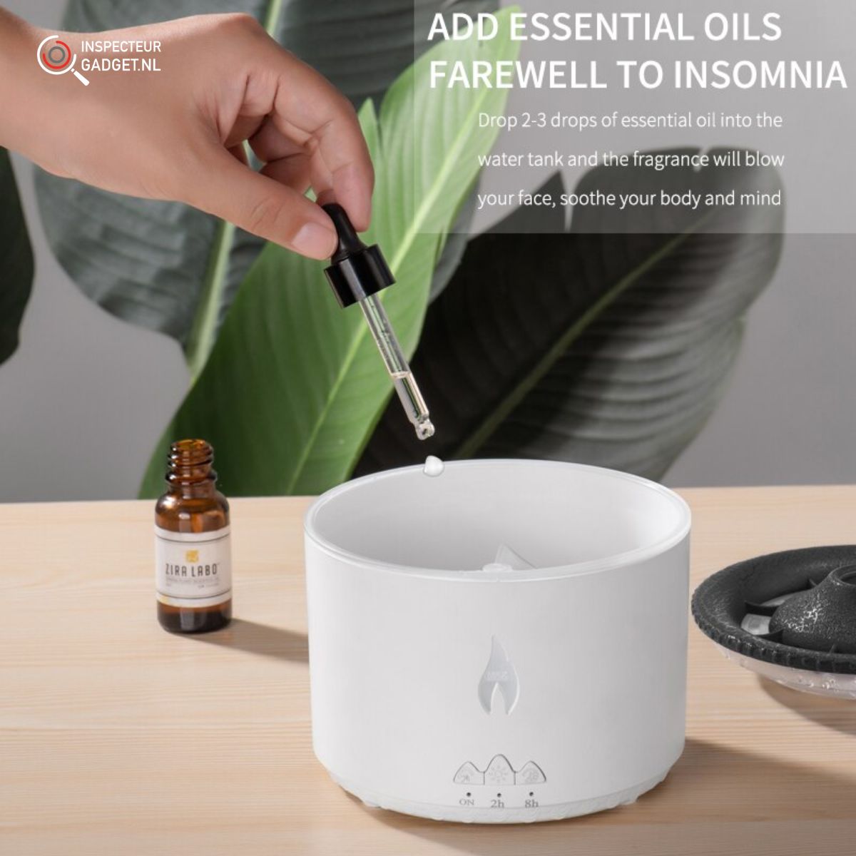 Vulcano Aroma Diffuser - Essential Oil Diffuser and Air Humidifier