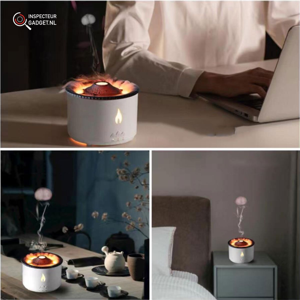 Vulcano Aroma Diffuser - Essential Oil Diffuser and Air Humidifier