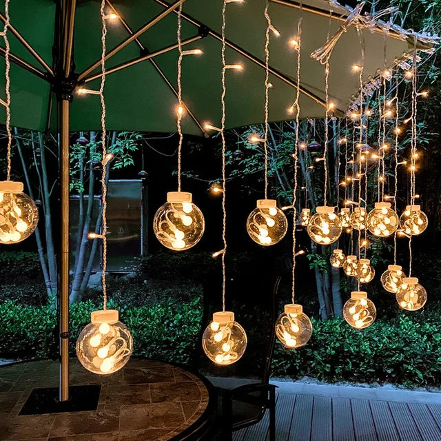 TwinkleLights - Rideau Lumineux LED Étanche pour Extérieur