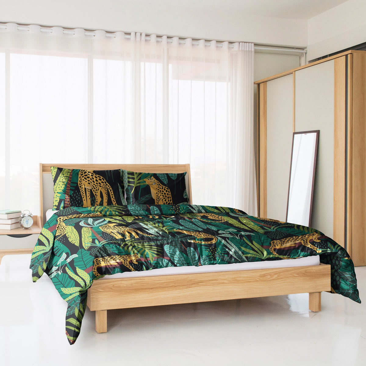 Leopard Safari - Luxury Egyptian Cotton Bedding Set