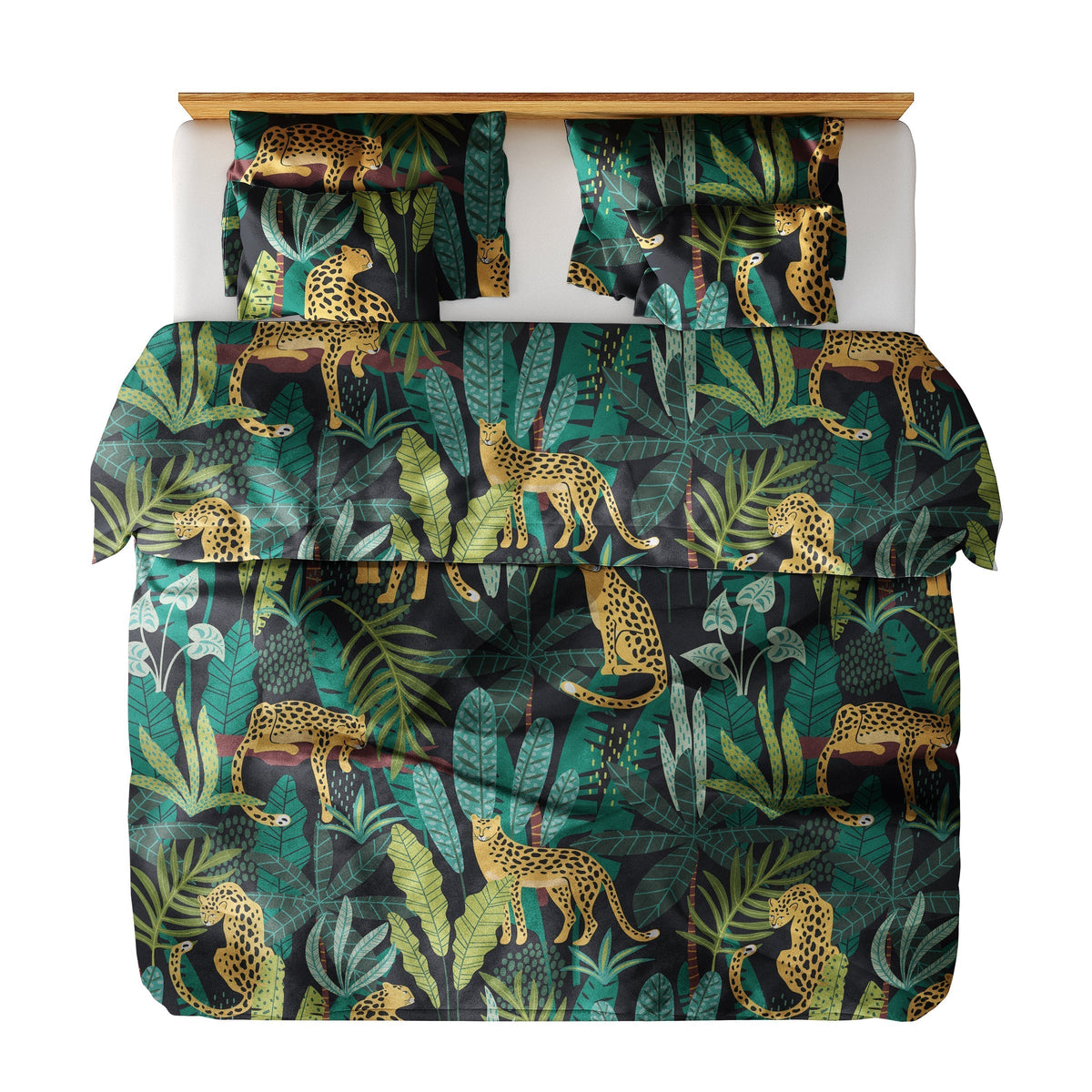 Leopard Safari - Luxury Egyptian Cotton Bedding Set