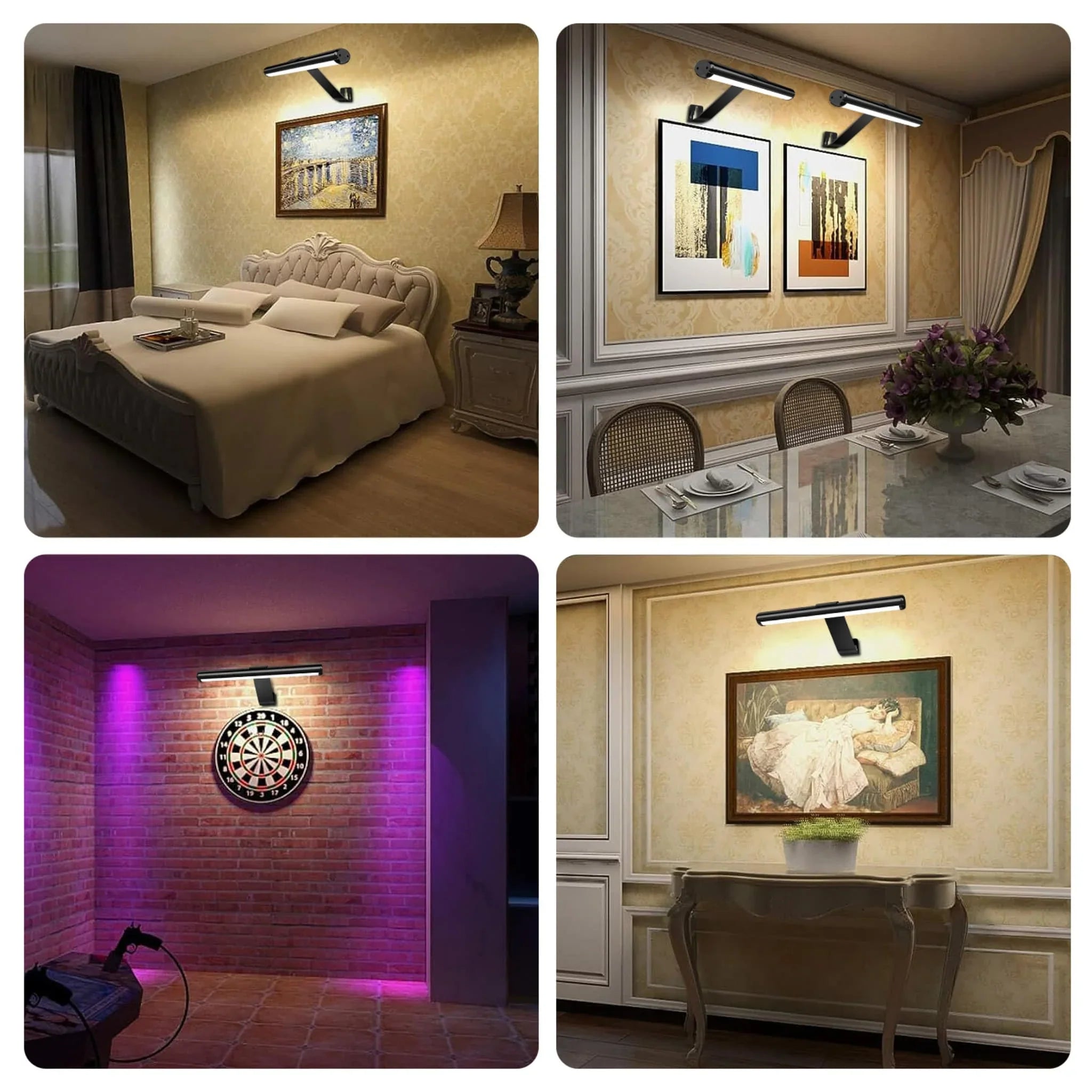 Gallery Light - Lampe Murale Sans Fil Rechargeable pour Tableaux