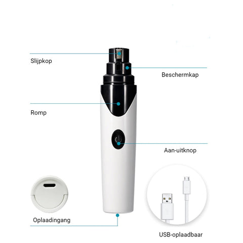 Luckynail - Painless Electric Nail Trimmer for Dogs and Cats
