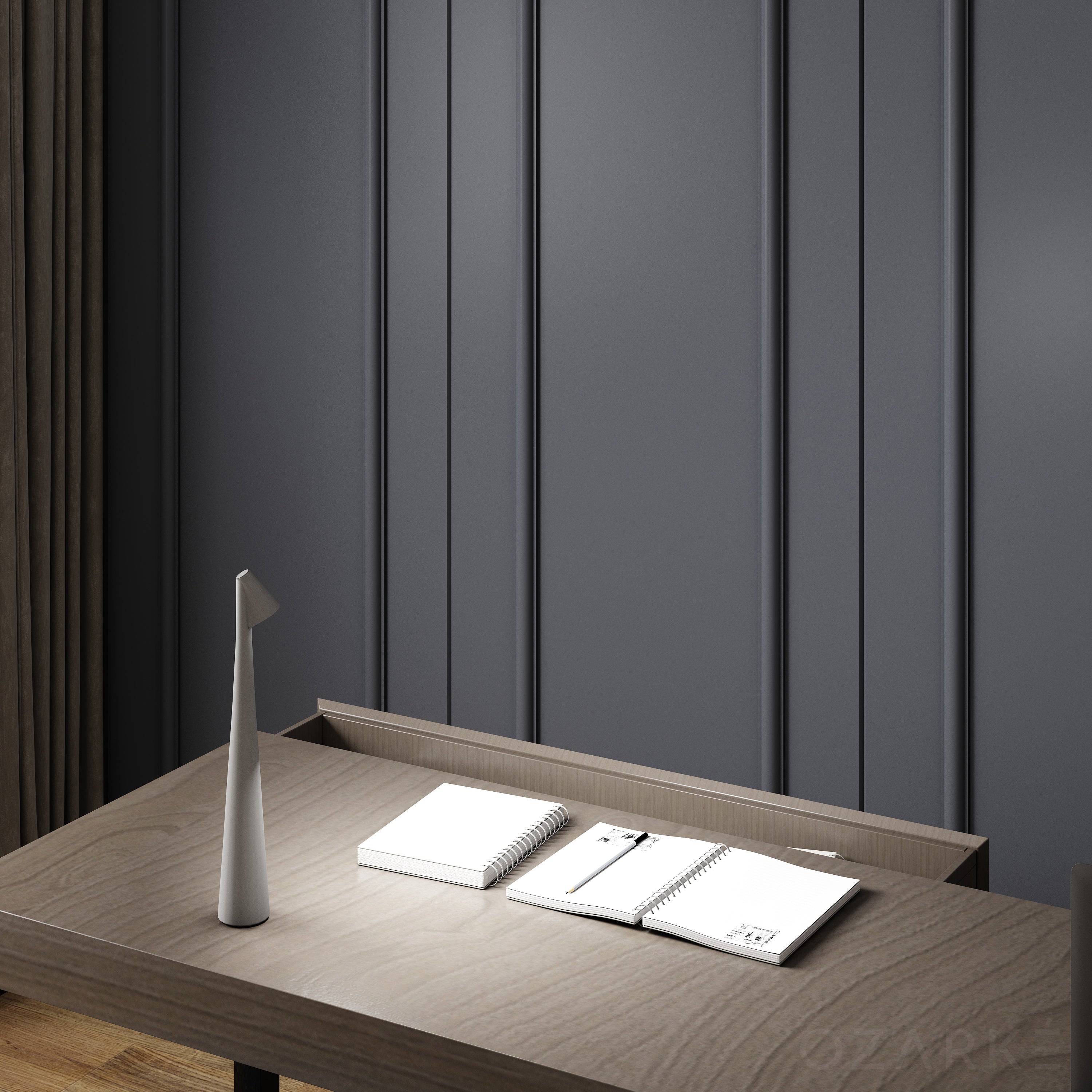 LumiSlim - Lampe de table LED rechargeable au design élégant