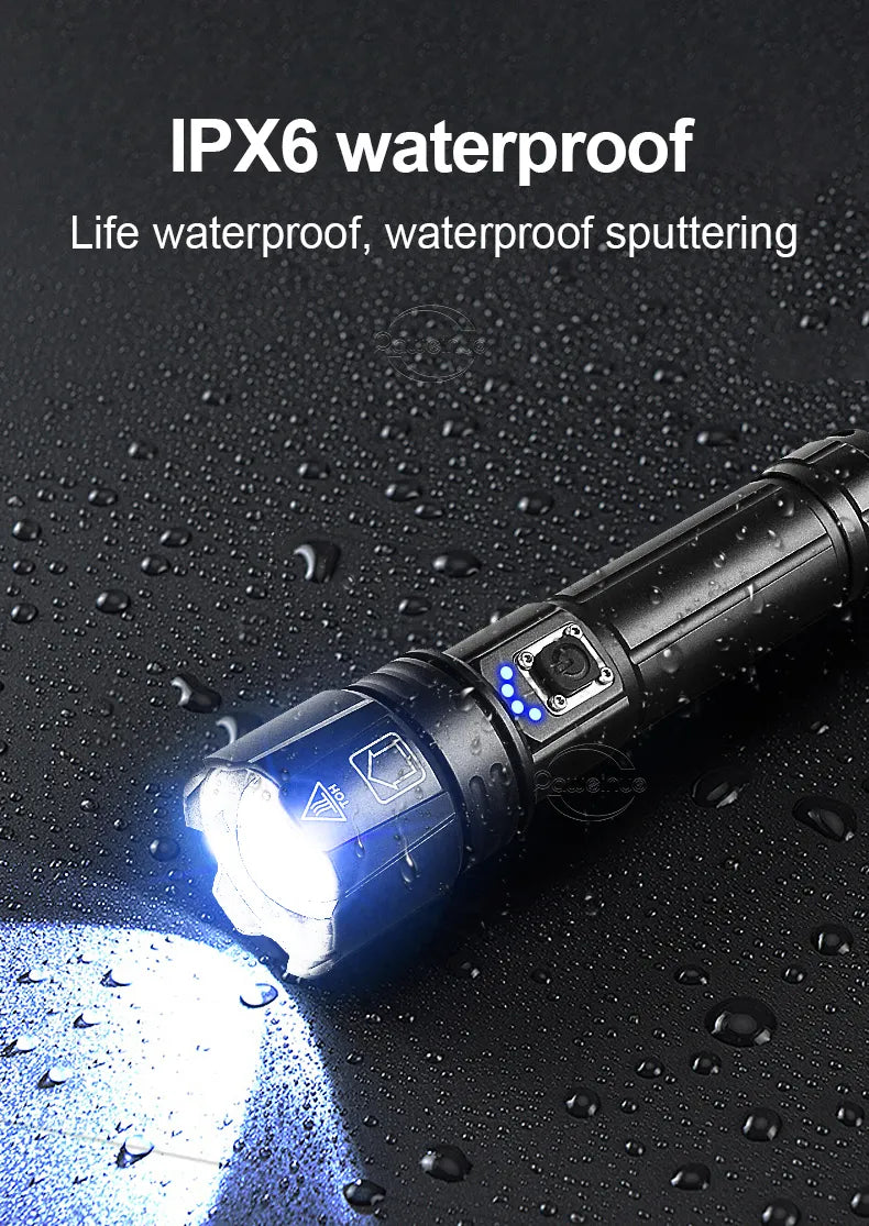 LumiBeam Zaklamp - Lampe Torche LED Rechargeable